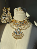 Amina Pearl Set - Pachi Kundan | Ready-to-ship - Touch Of Elegance