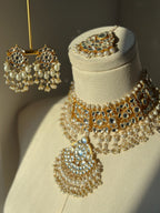 Amina Pearl Set - Pachi Kundan | Ready-to-ship - Touch Of Elegance