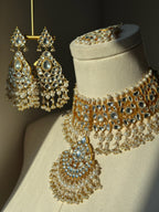 Amina Pearl Set - Pachi Kundan | Ready-to-ship - Touch Of Elegance