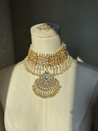 Amina Pearl Set - Pachi Kundan | Ready-to-ship - Touch Of Elegance