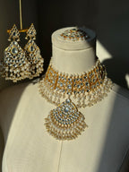 Amina Pearl Set - Pachi Kundan | Ready-to-ship - Touch Of Elegance