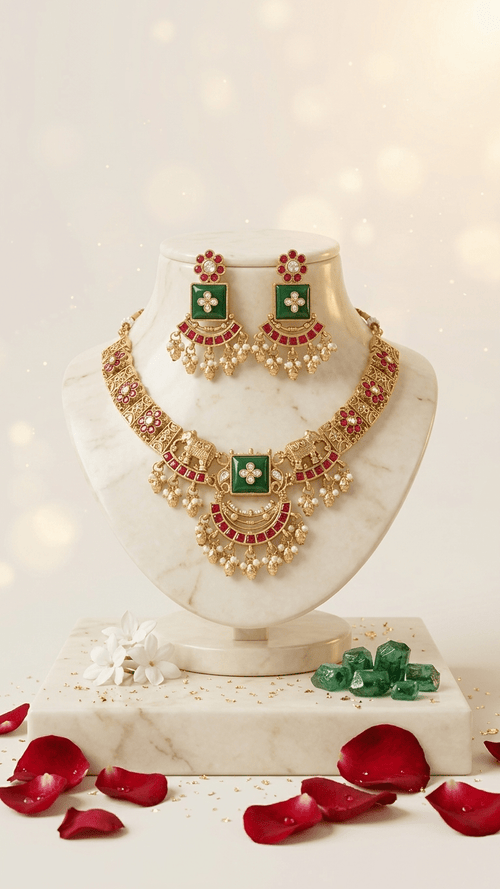 Amira Gold Set | Ready-to-ship - Touch Of Elegance