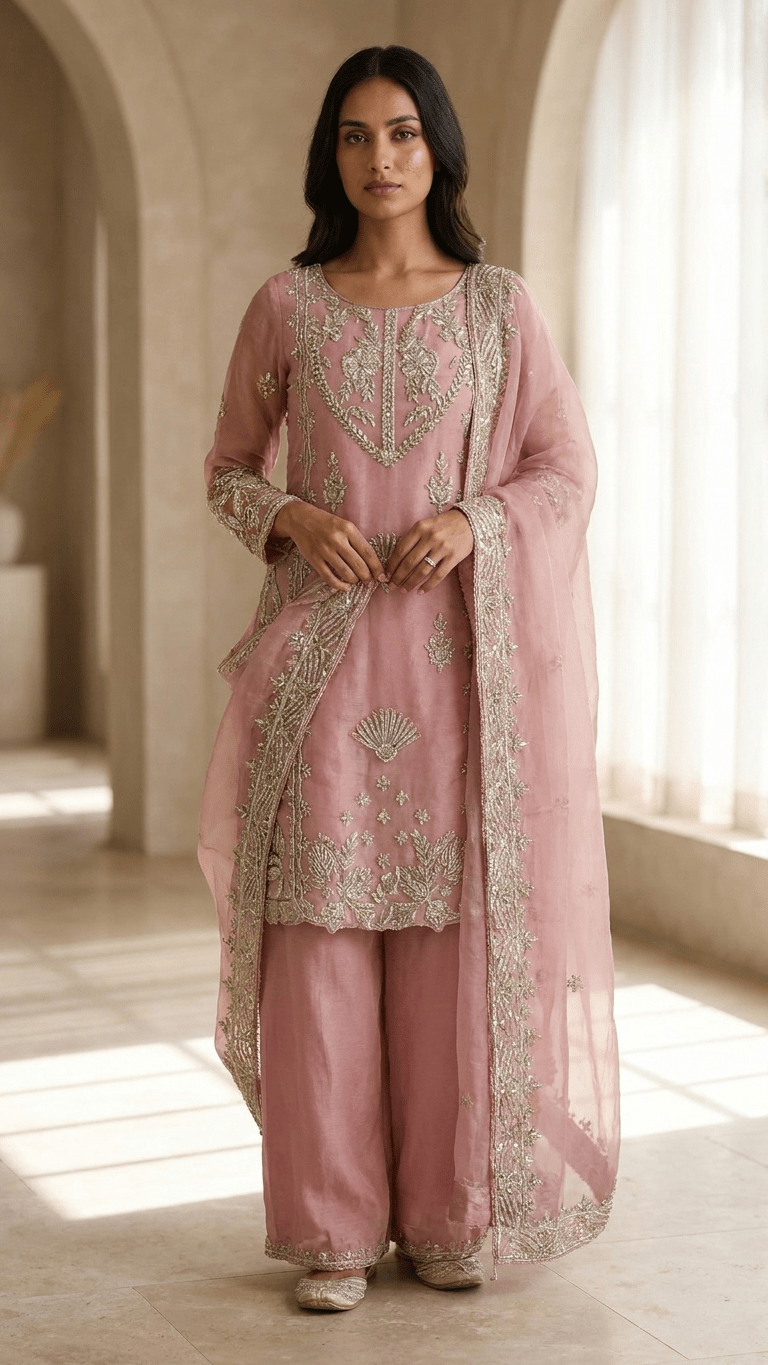 Amit Blossom Suit | Made-on-order - Touch Of Elegance