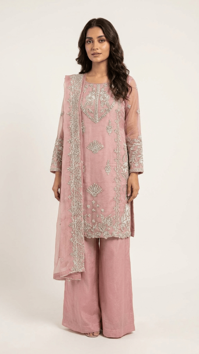 Amit Blossom Suit | Made-on-order - Touch Of Elegance