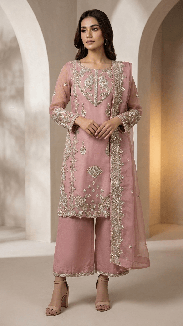 Amit Blossom Suit | Made-on-order - Touch Of Elegance
