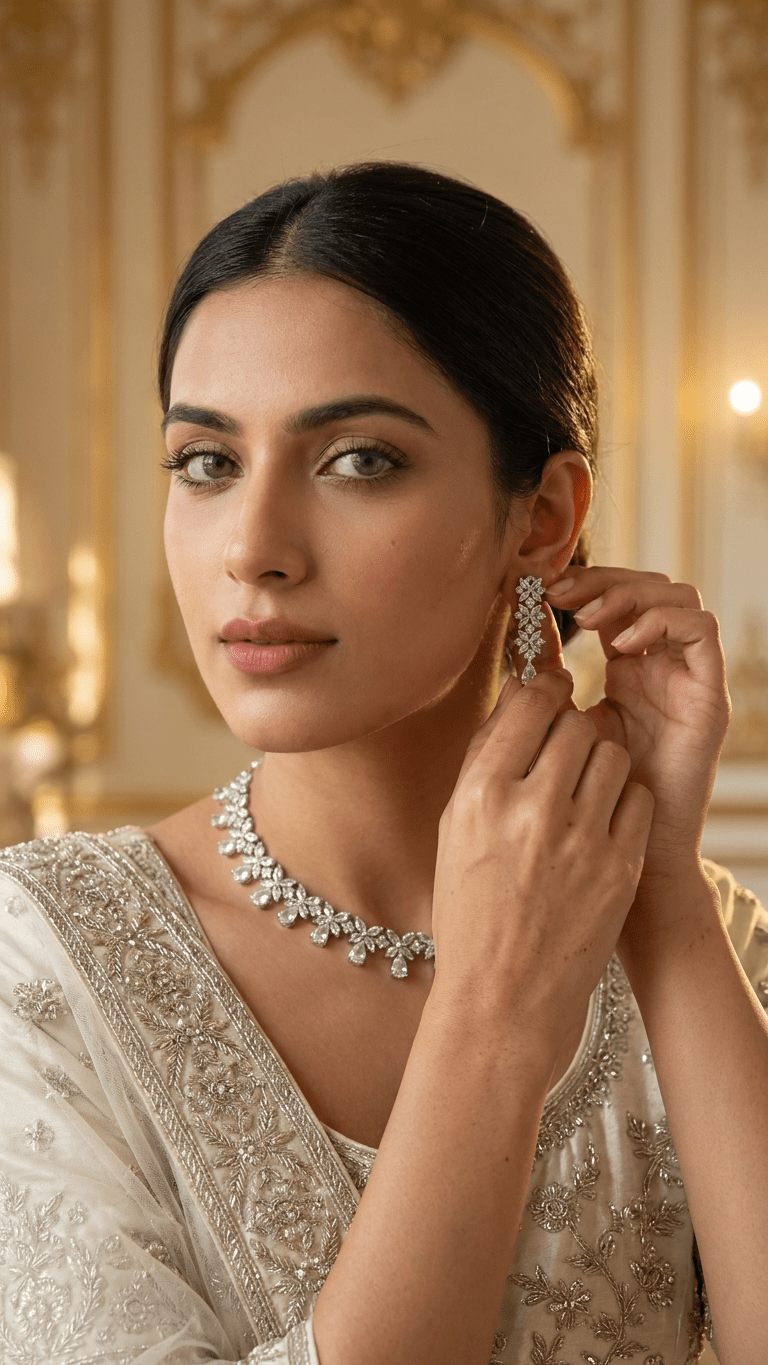 Amit Diamond Set | Ready-to-ship - Touch Of Elegance