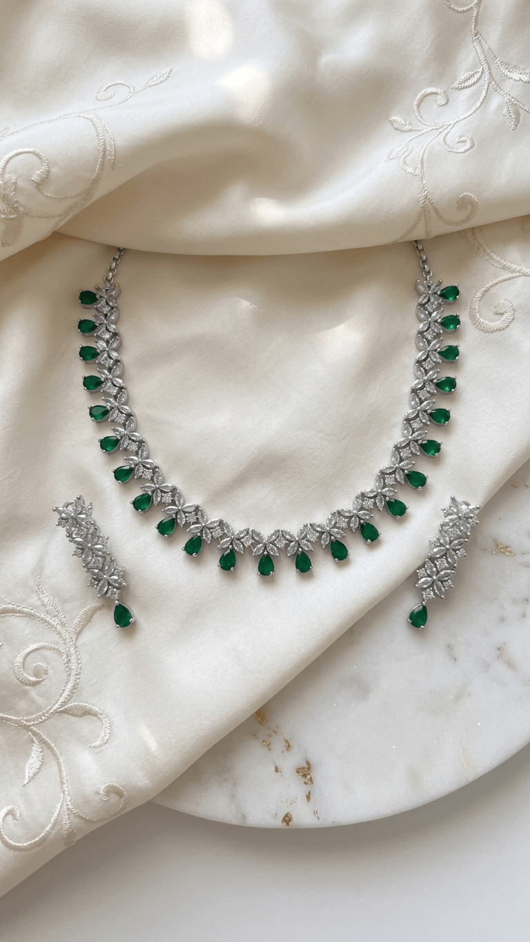 Amit Diamond Set | Ready - to - ship - Touch Of Elegance
