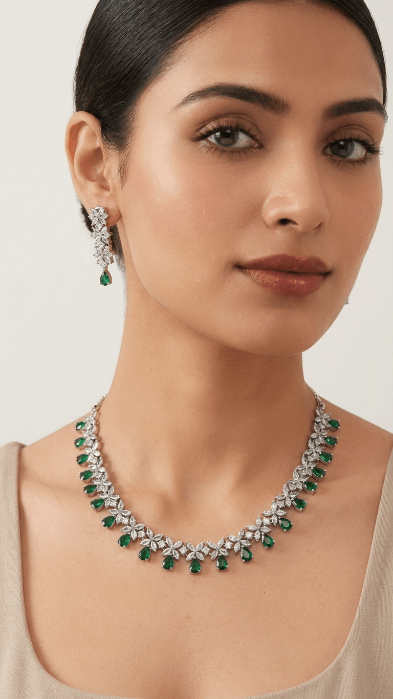 Amit Diamond Set | Ready-to-ship - Touch Of Elegance