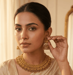 Amreen Gold Set | Ready - to - ship - Touch Of Elegance