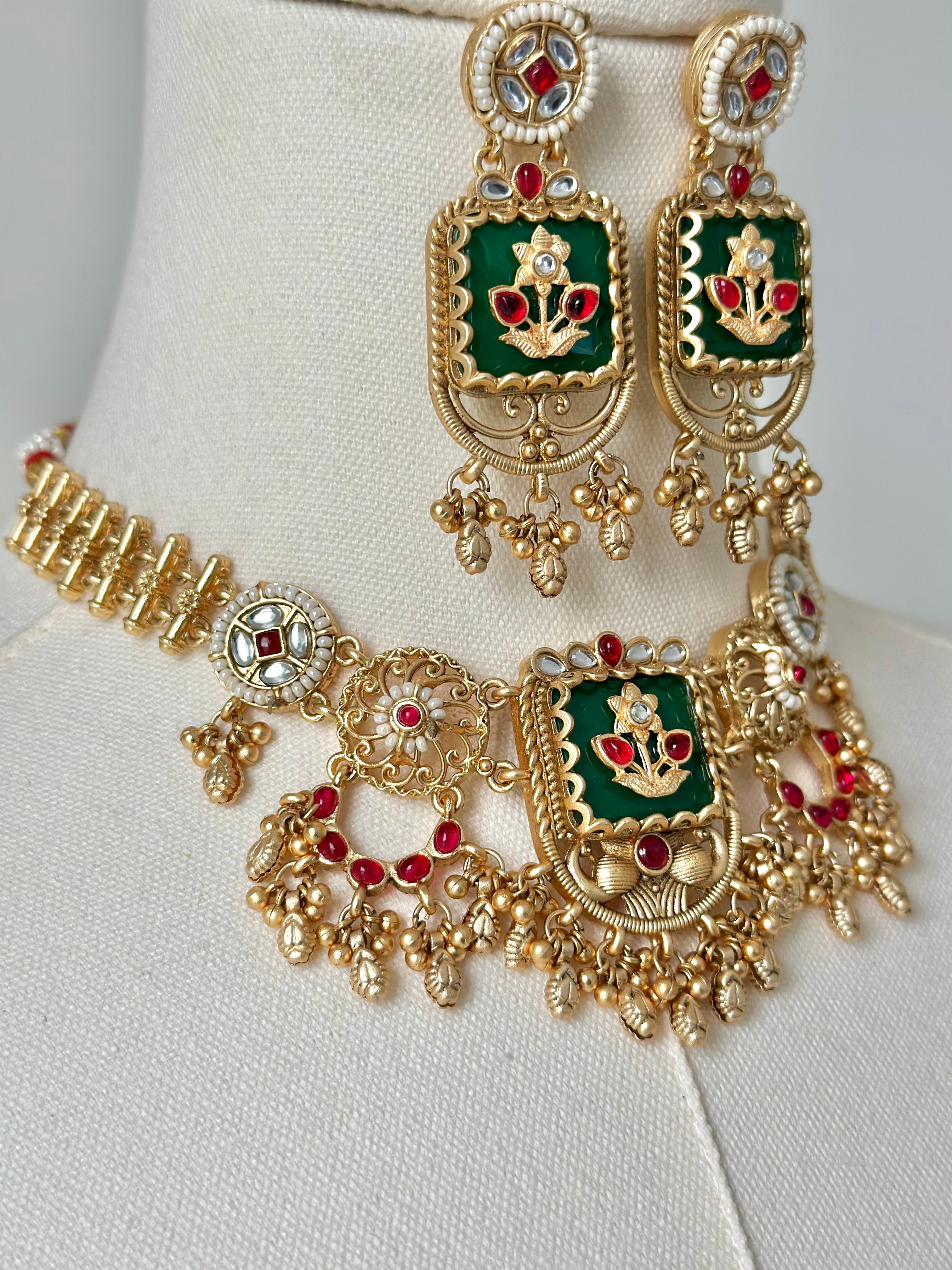 Anara Gold Set | Ready - to - ship - Touch Of Elegance