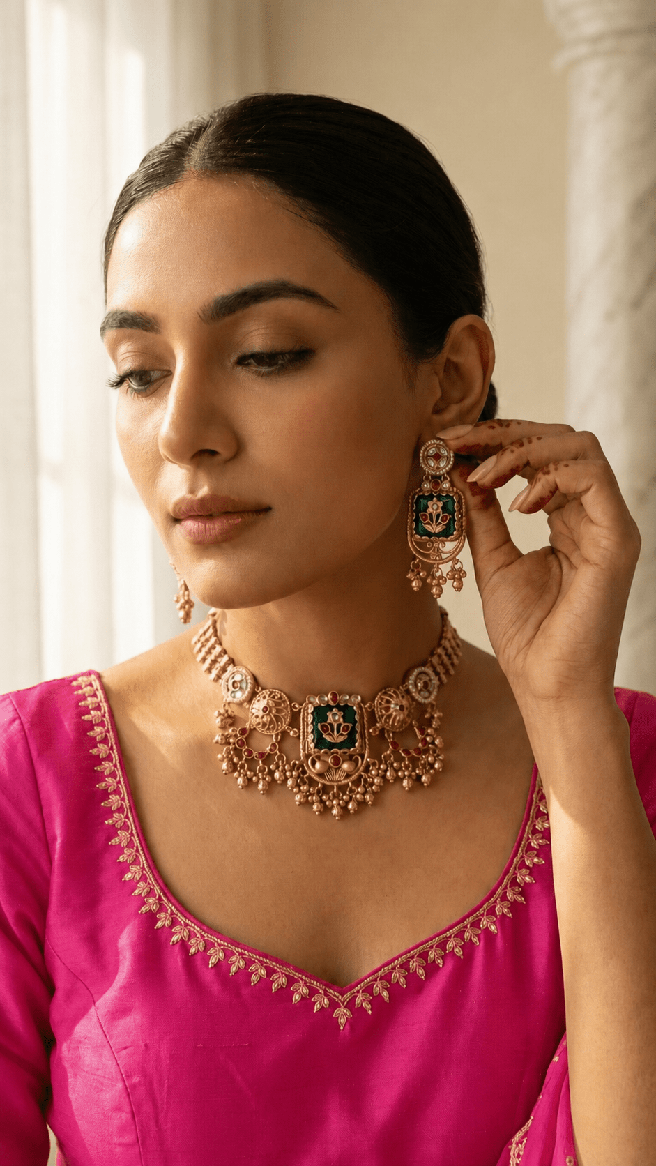 Anara Gold Set | Ready - to - ship - Touch Of Elegance