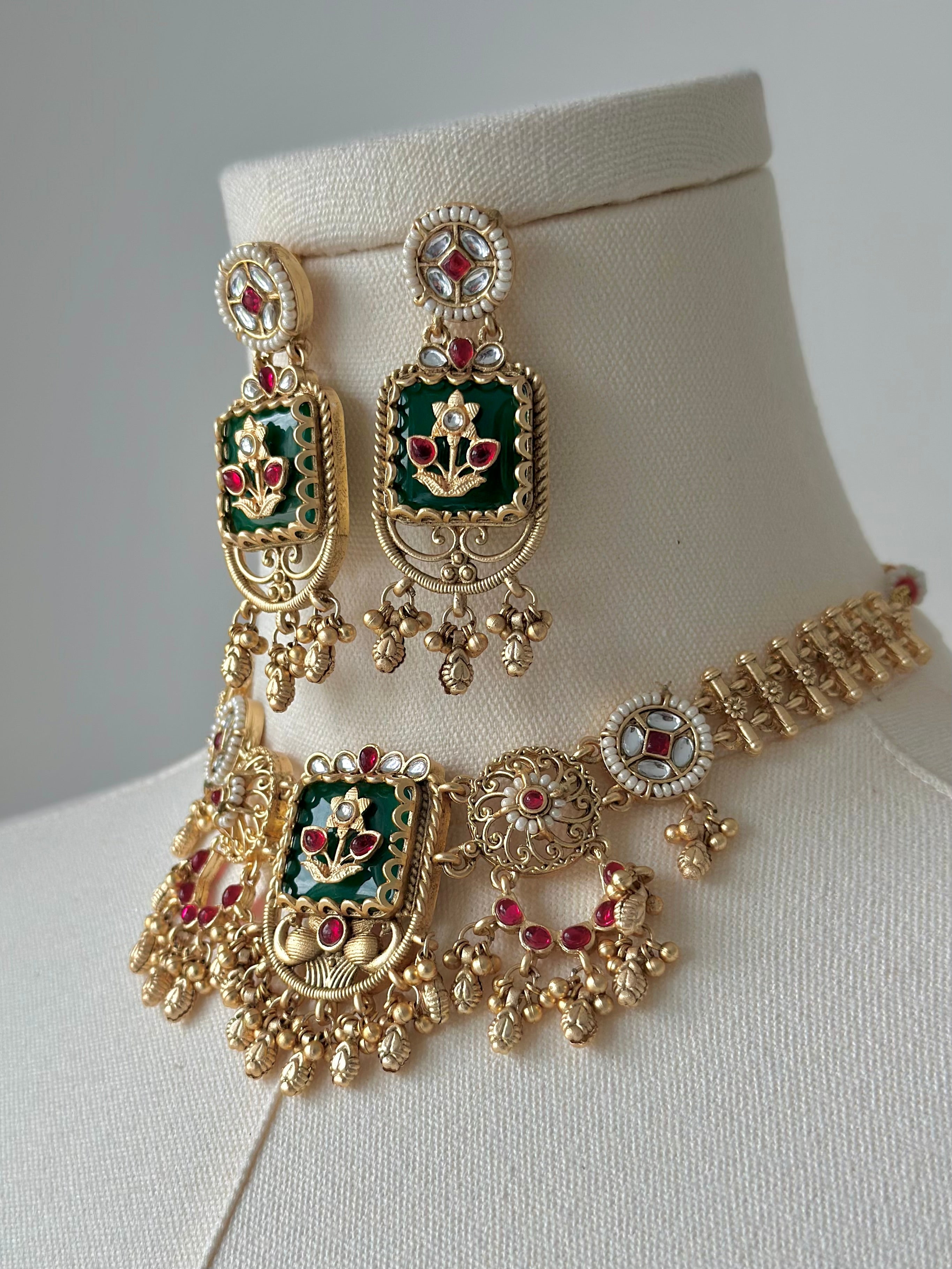 Anara Gold Set | Ready - to - ship - Touch Of Elegance