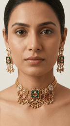 Anara Gold Set | Ready - to - ship - Touch Of Elegance