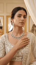 Anaya American Diamond Set | Ready - to - ship - Touch Of Elegance