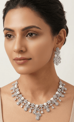 Anaya American Diamond Set | Ready - to - ship - Touch Of Elegance