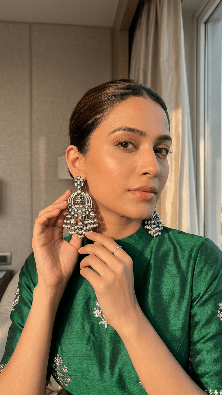 Antique Gem Earrings | Ready - to - ship - Touch Of Elegance