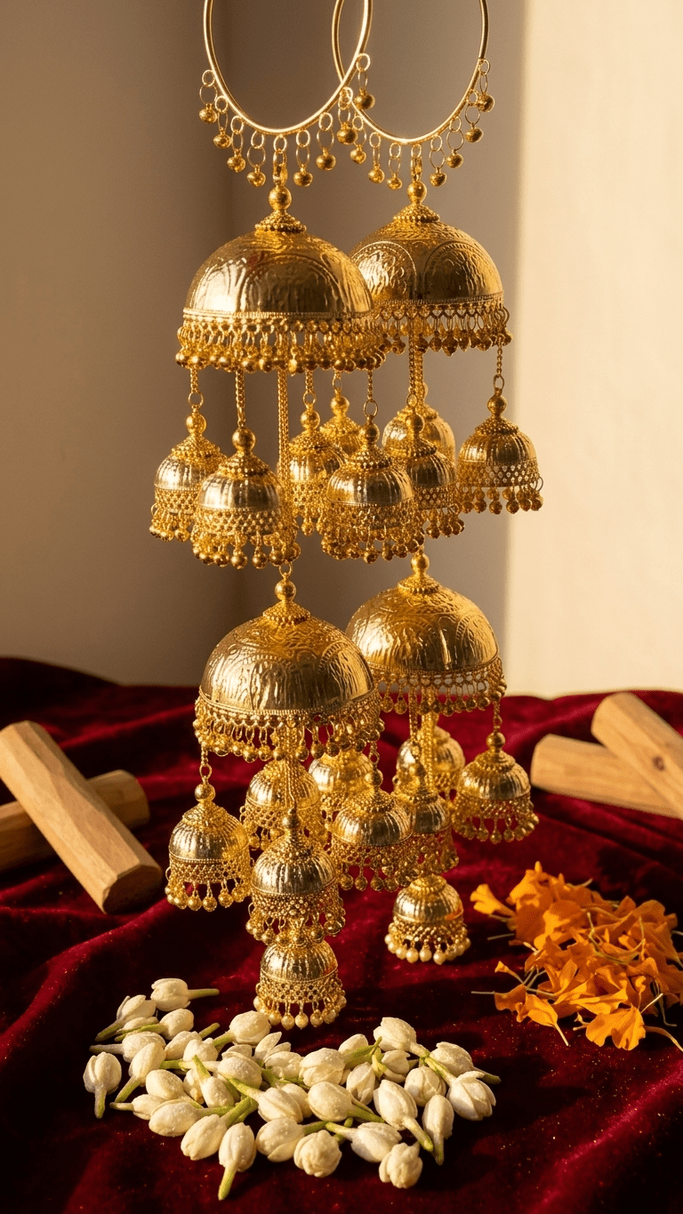Antique Gold Kaleeray | Ready - to - ship - Touch Of Elegance