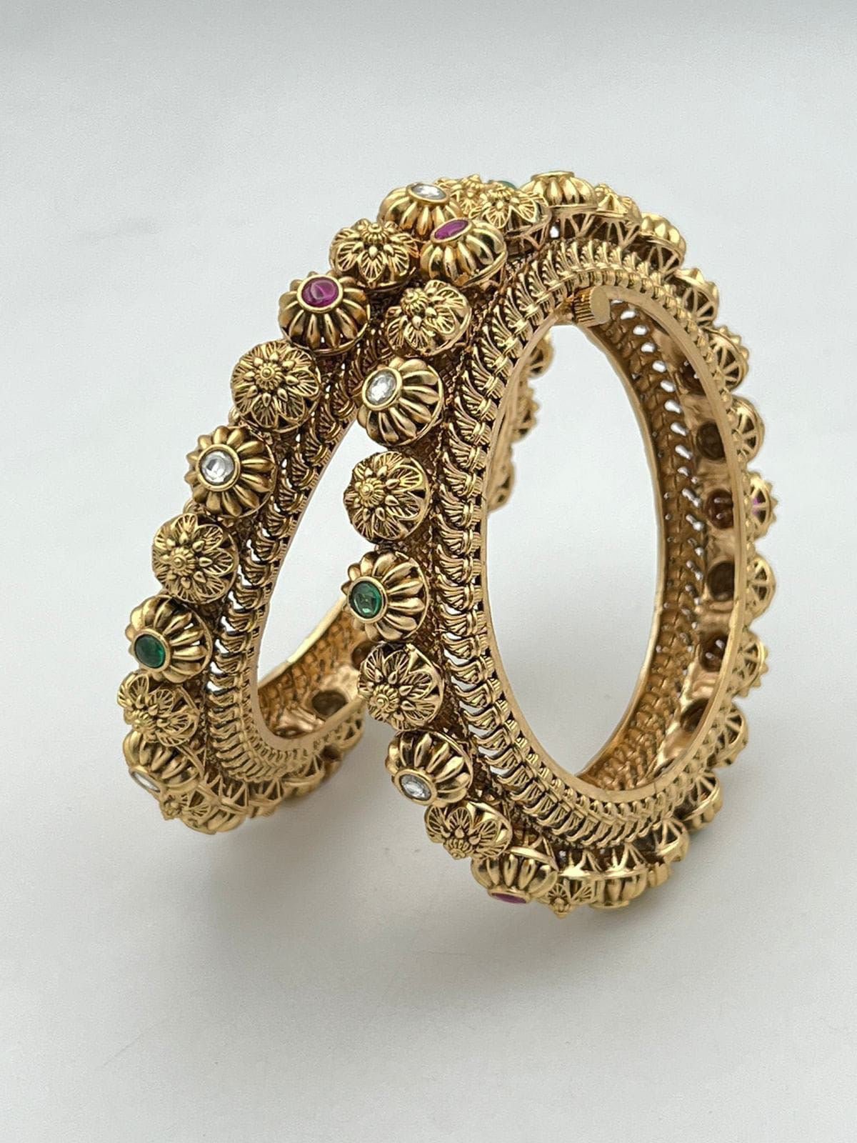 Antique Statement Bangles | Made - to - order - Touch Of Elegance