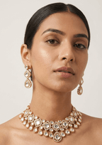 Anya Kundan Set | Ready - to - ship - Touch Of Elegance