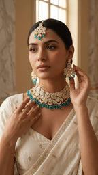 Aqua Pearl Set | Ready-to-ship - Touch Of Elegance