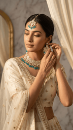 Aqua Pearl Set | Ready - to - ship - Touch Of Elegance