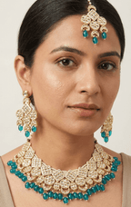 Aqua Pearl Set | Ready - to - ship - Touch Of Elegance