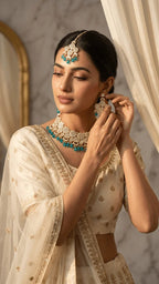 Aqua Pearl Set | Ready-to-ship - Touch Of Elegance