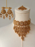 Arya Gold Set | Ready-to-ship - Touch Of Elegance