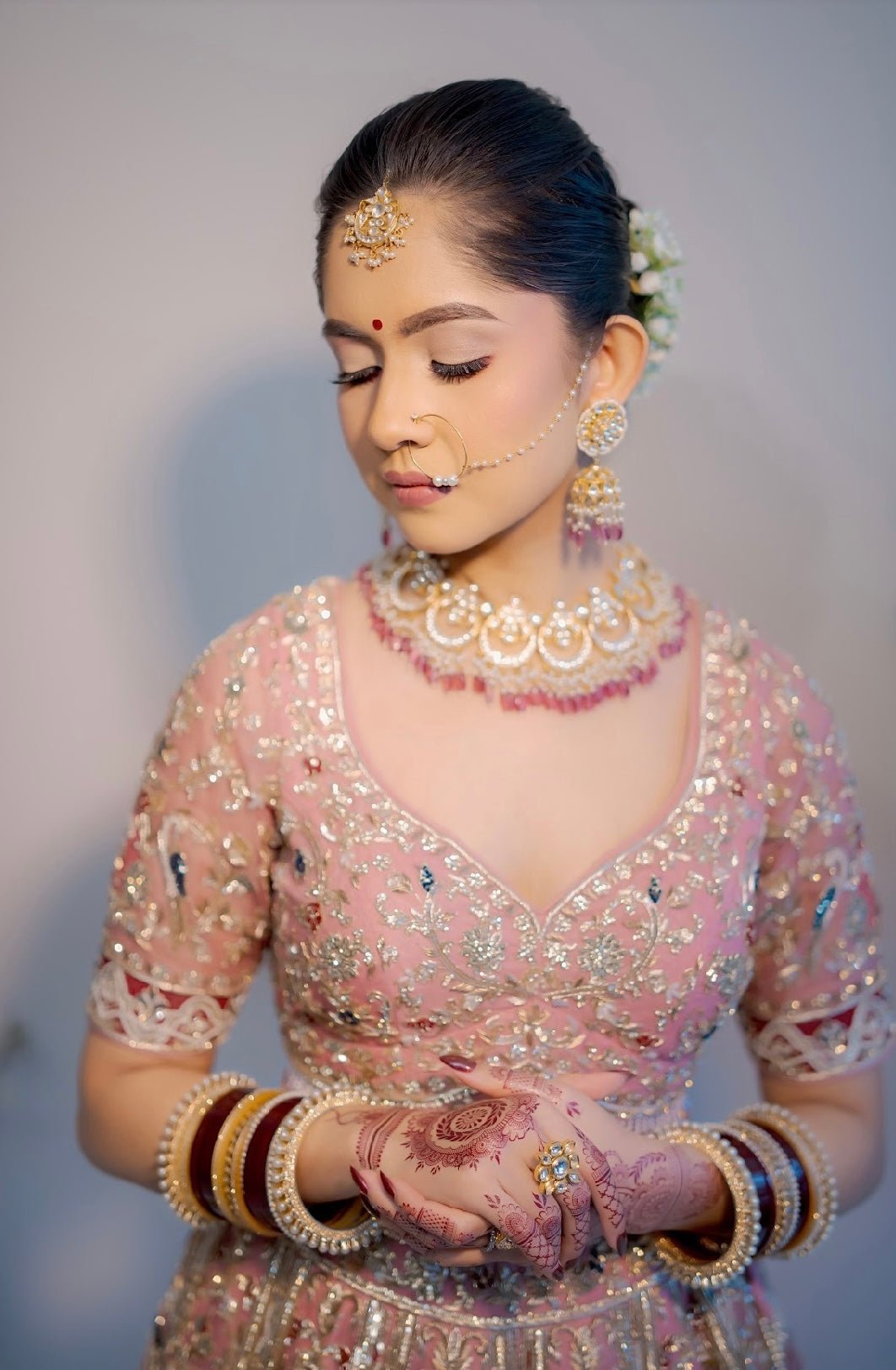 Ayra Pachi Kundan Set | Ready - to - ship - Touch Of Elegance