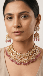 Ayra Pachi Kundan Set | Ready - to - ship - Touch Of Elegance