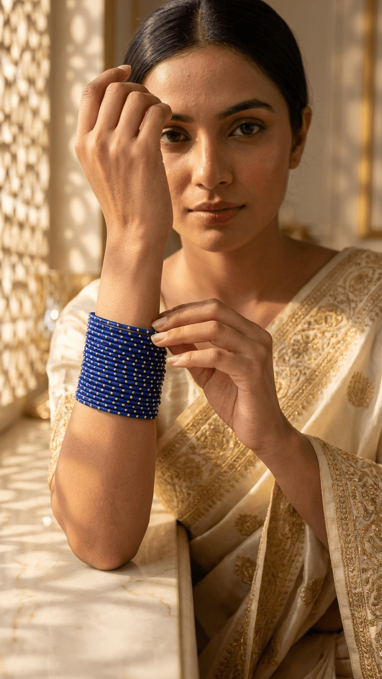 Blue Bangles | Ready - to - ship - Touch Of Elegance