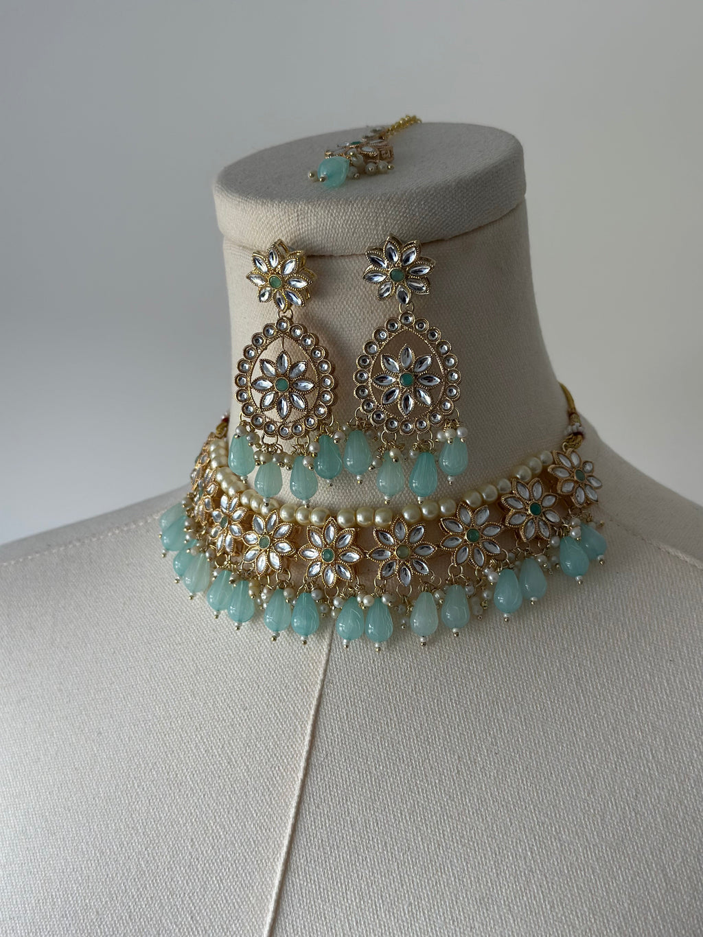 Blue Flower Set | Ready-to-ship - Touch Of Elegance