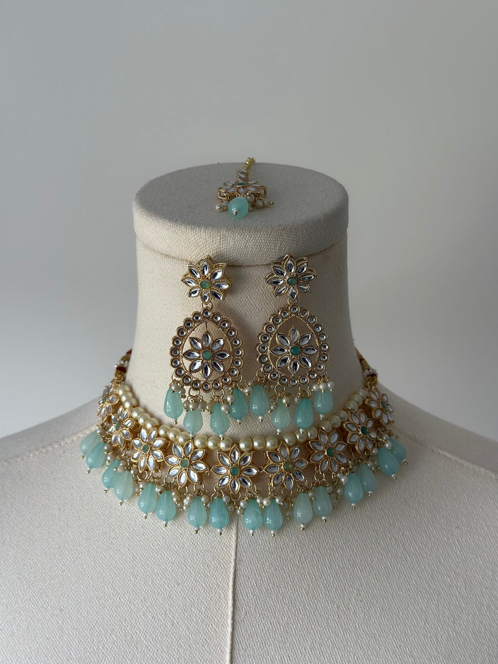 Blue Flower Set | Ready-to-ship - Touch Of Elegance