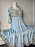 Blue Flower Suit | Pre - order - Touch Of Elegance