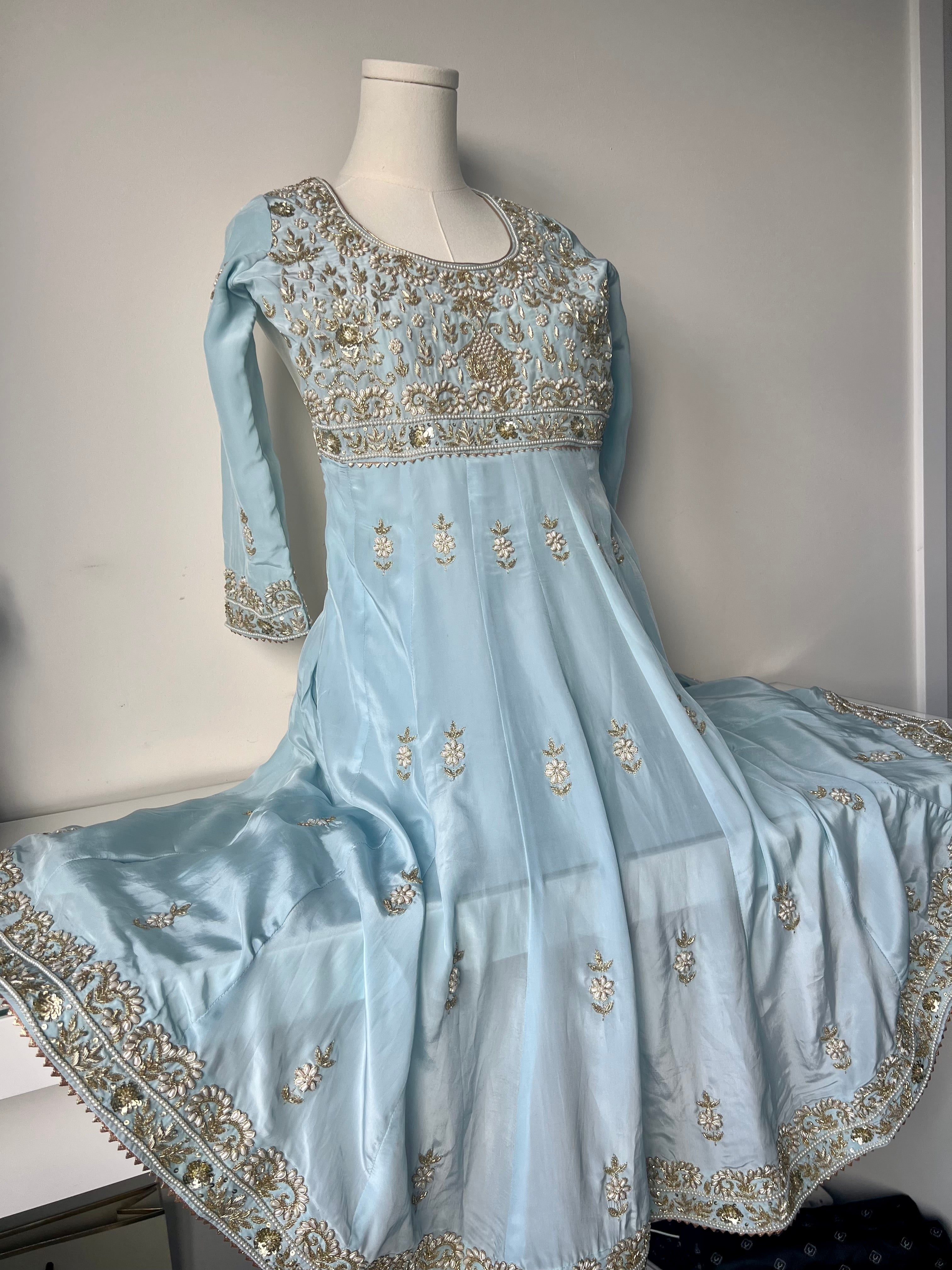 Blue Flower Suit | Pre - order - Touch Of Elegance