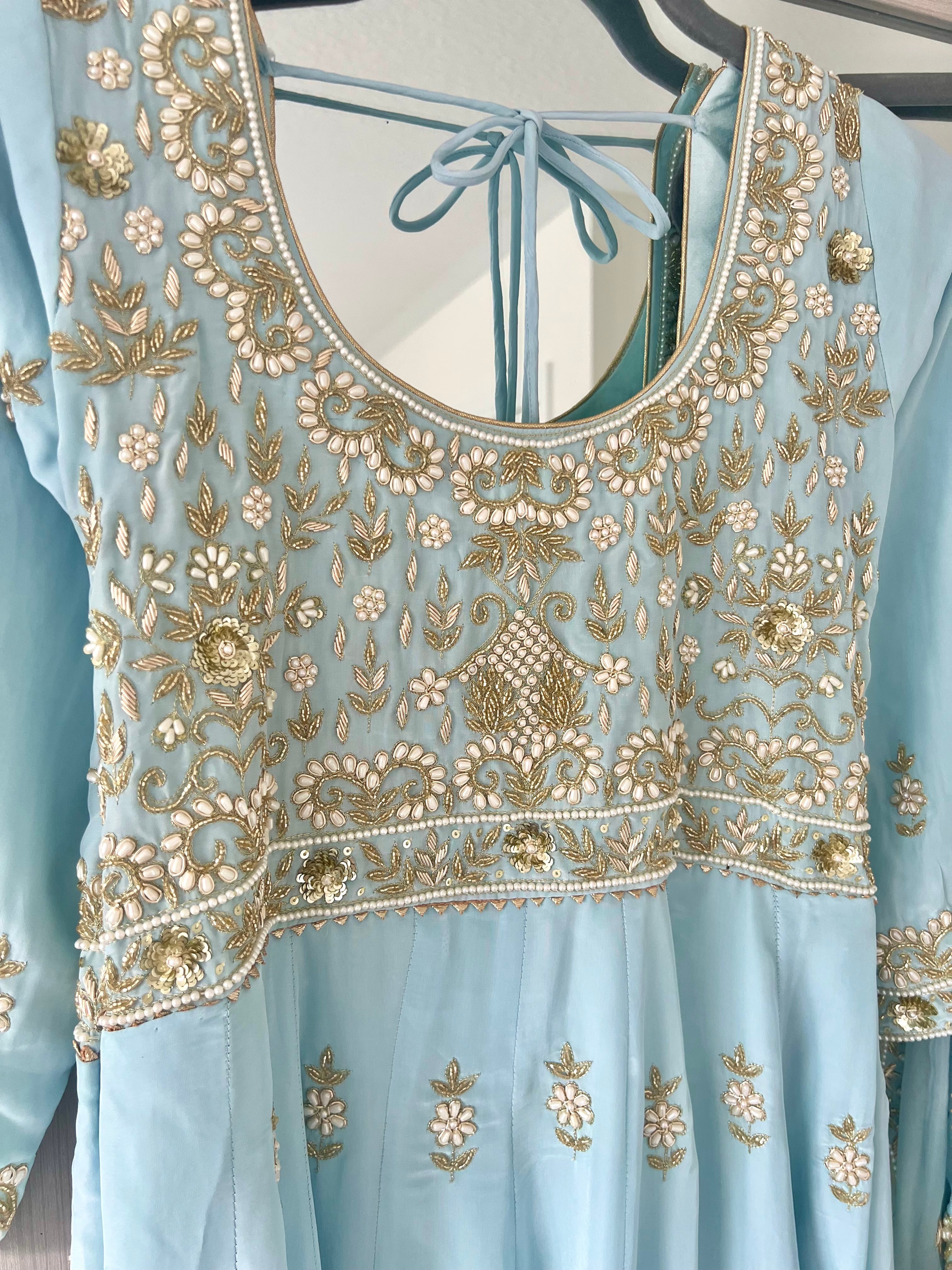Blue Flower Suit | Pre - order - Touch Of Elegance