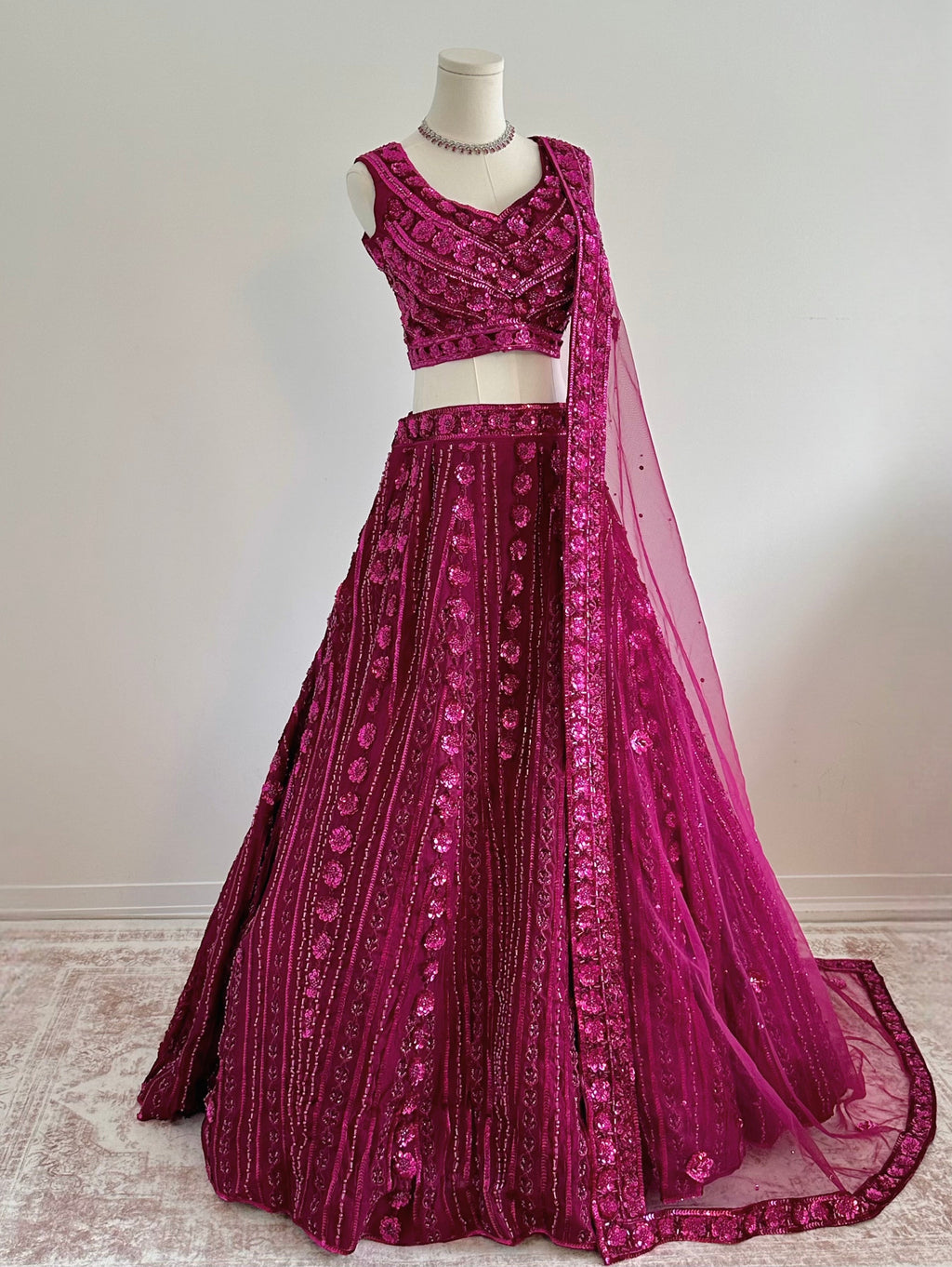 Celestial Bloom Lehenga - Touch Of Elegance