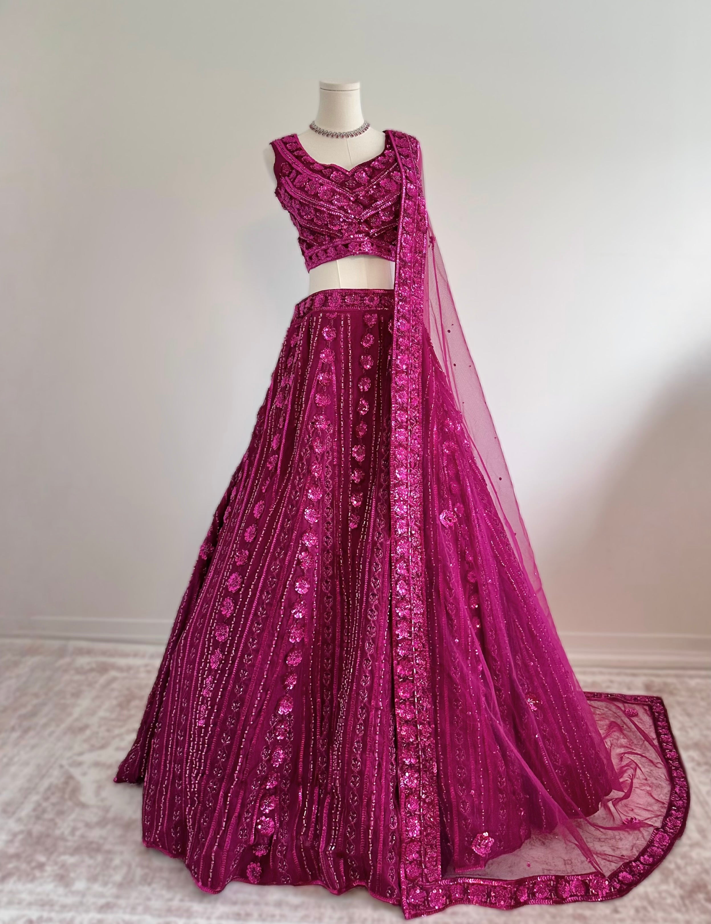 Celestial Bloom Lehenga - Touch Of Elegance