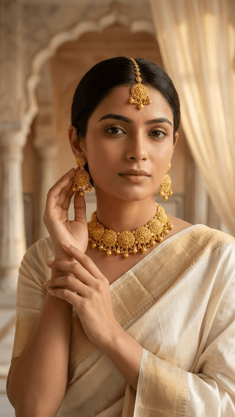 Chaya Gold Set | Made - on - order - Touch Of Elegance