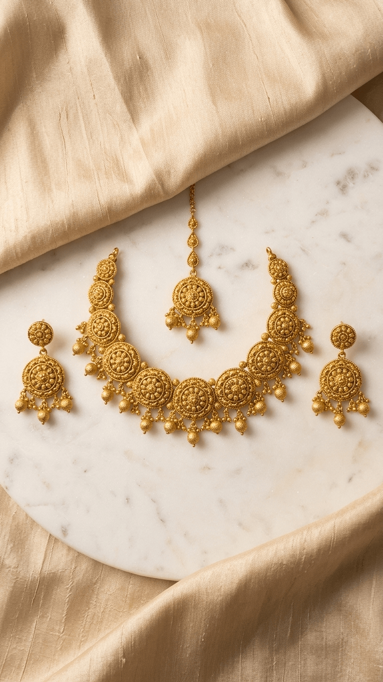 Chaya Gold Set | Made - on - order - Touch Of Elegance