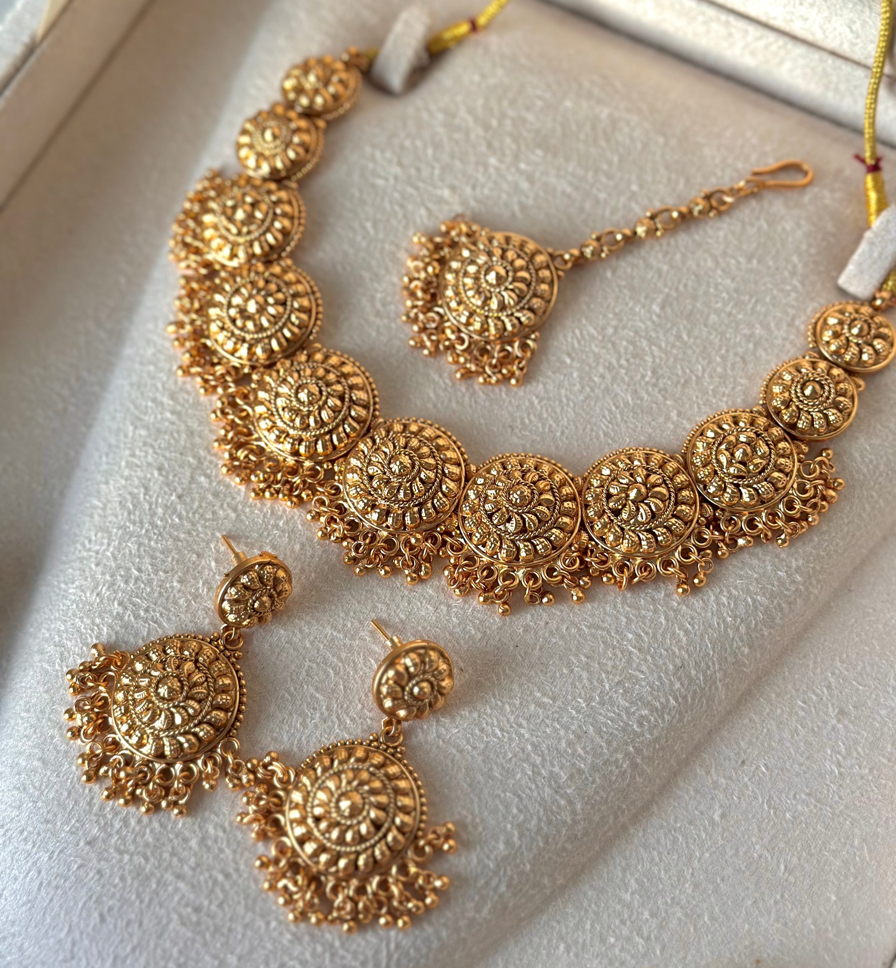 Chaya Gold Set | Ready - to - ship - Touch Of Elegance