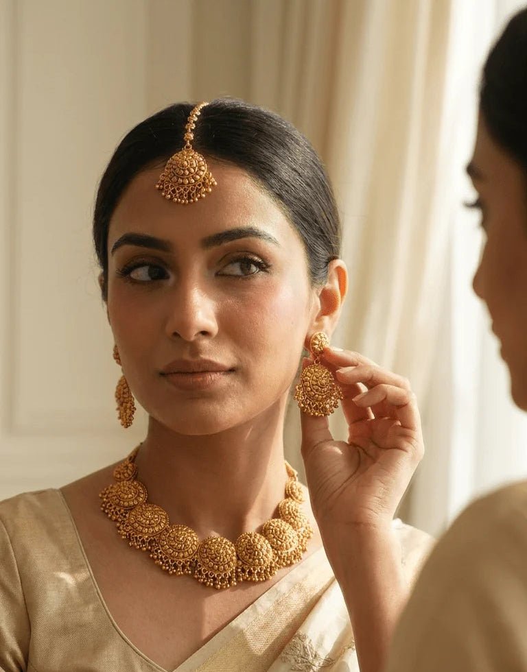 Chaya Gold Set | Ready - to - ship - Touch Of Elegance