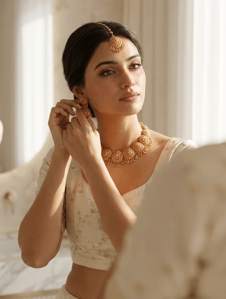 Chaya Gold Set | Ready - to - ship - Touch Of Elegance