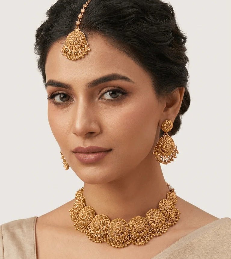 Chaya Gold Set | Ready - to - ship - Touch Of Elegance