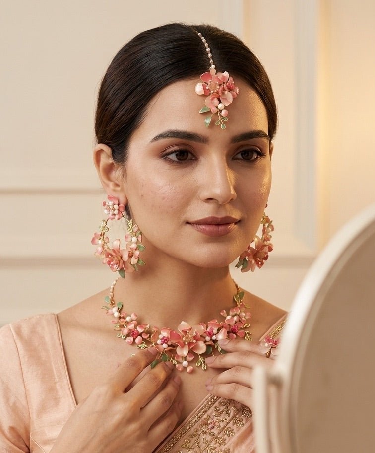 Coral Petal Set | Ready-to-ship - Touch Of Elegance