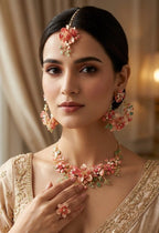 Coral Petal Set | Ready-to-ship - Touch Of Elegance