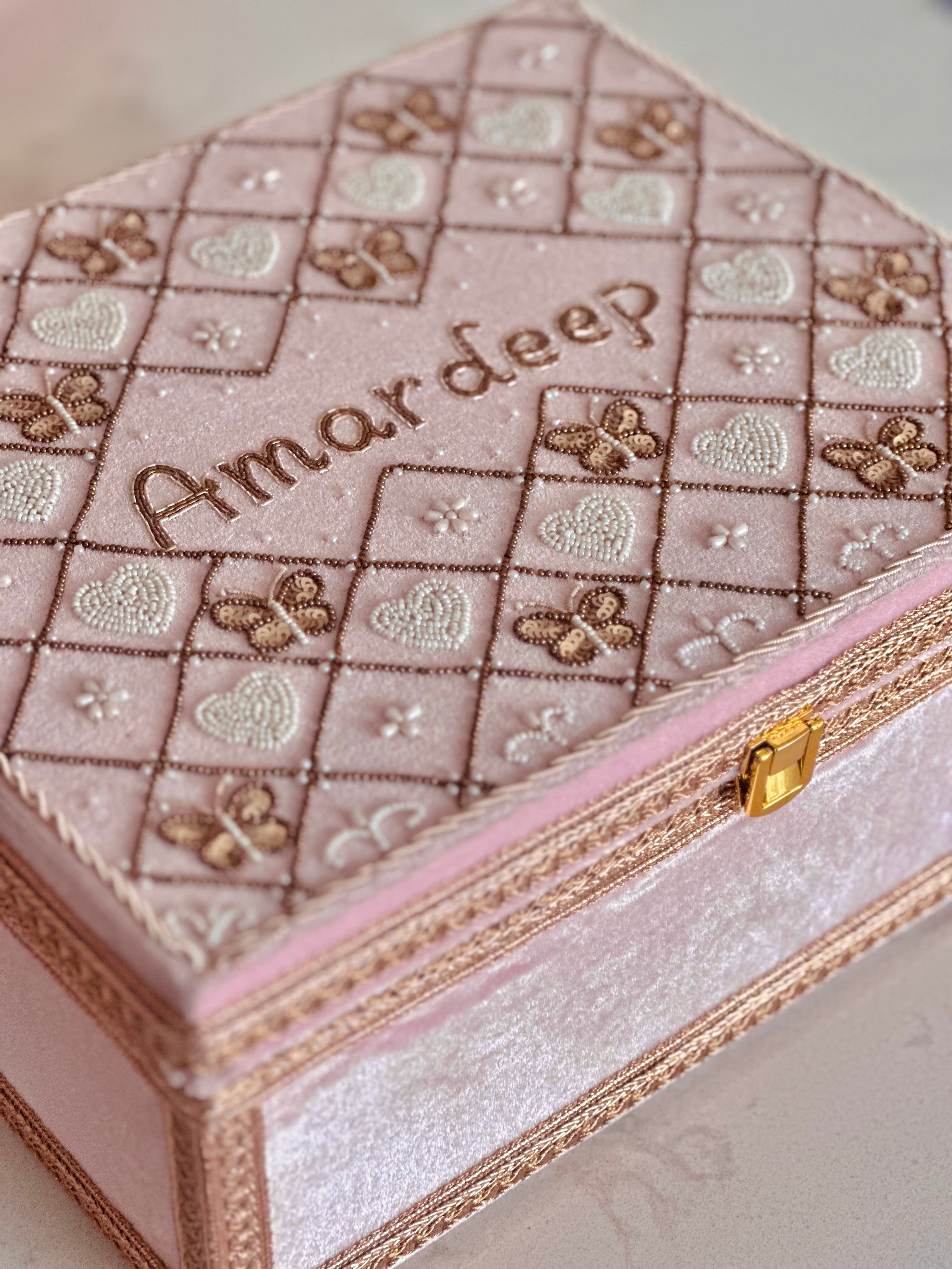 Custom Choora & Kaleeray Box | Bridal Box | Ready - to - ship - Touch Of Elegance