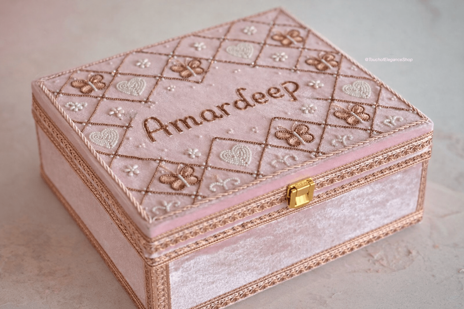 Custom Choora & Kaleeray Box | Bridal Box | Ready - to - ship - Touch Of Elegance