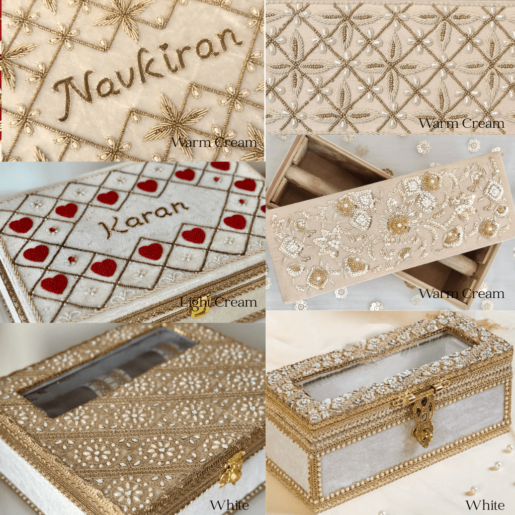 Custom Choora & Kaleeray Box | Bridal Box | Ready - to - ship - Touch Of Elegance