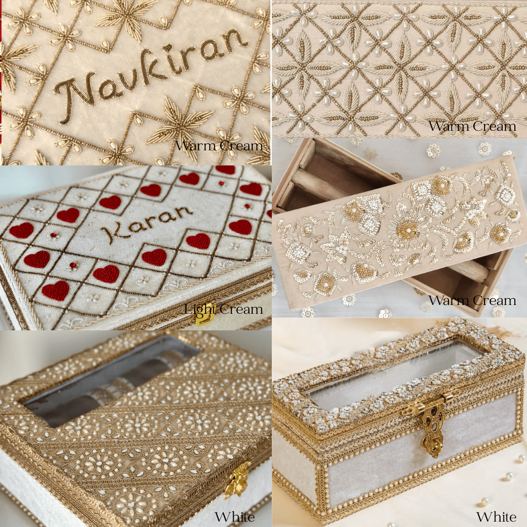 Custom Choora & Kaleeray Box | Bridal Box | Ready - to - ship - Touch Of Elegance